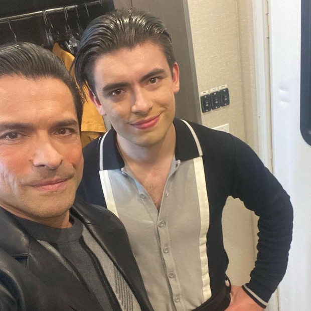 Mark Consuelos e o filho Michael Consuelos (Foto: Reprodução/Instagram)