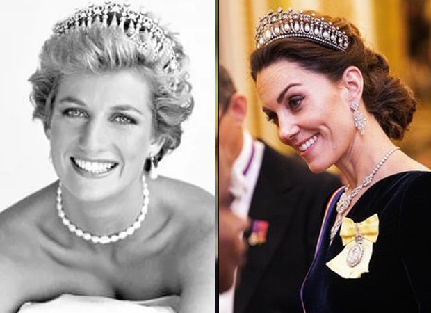 Kate Middleton usa coroa preferida de Lady Di (Foto: Getty Images/Reprodução/Twitter)