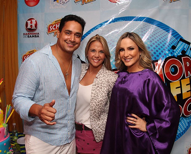 Xandy, Claudia Leitte e Carla Perez (Foto: Robson Senne/AgFPontes/Divulgação)