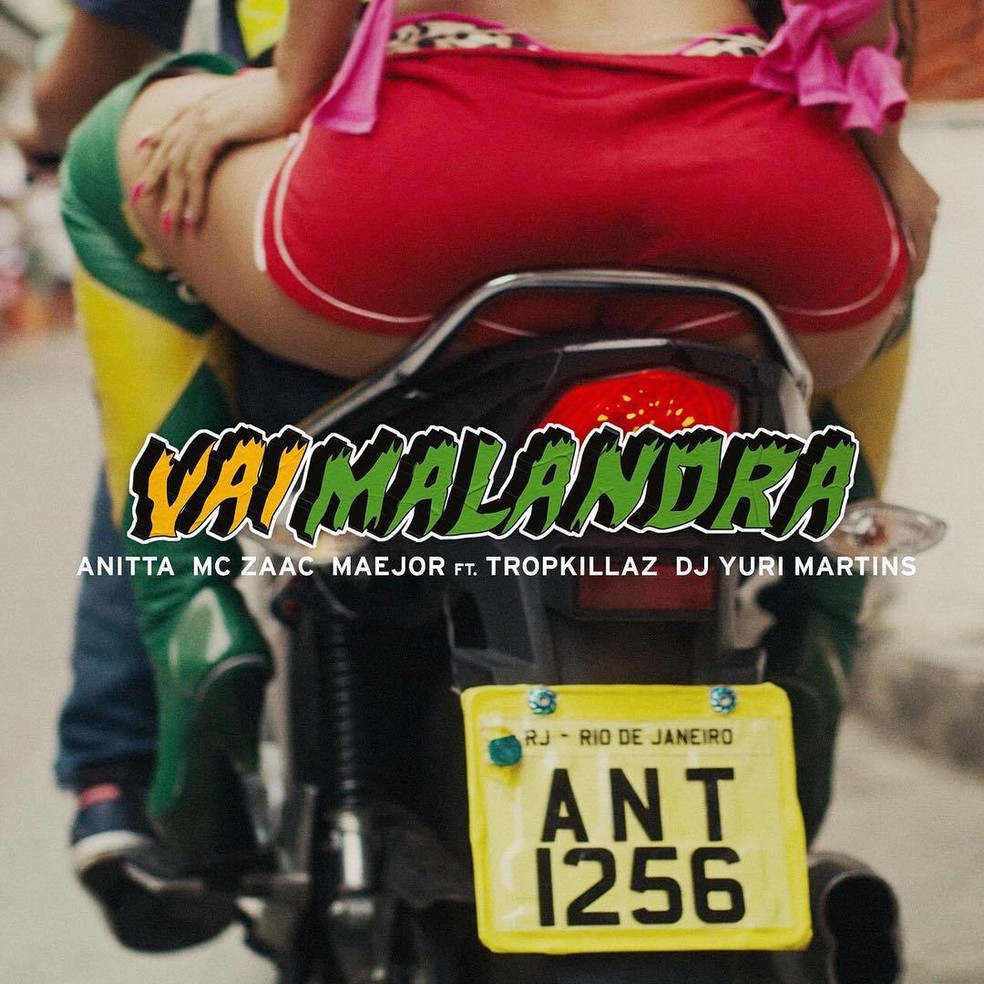 Capa do single Vai malandra, de Anitta (Foto: Divulgação)