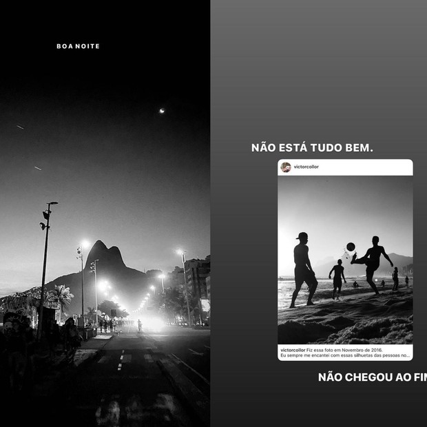 Victor Collor, affair de Mariana Ximenes, reflete sobre pandemia no Rio de Janeiro (Foto: reprodução/Instagram)