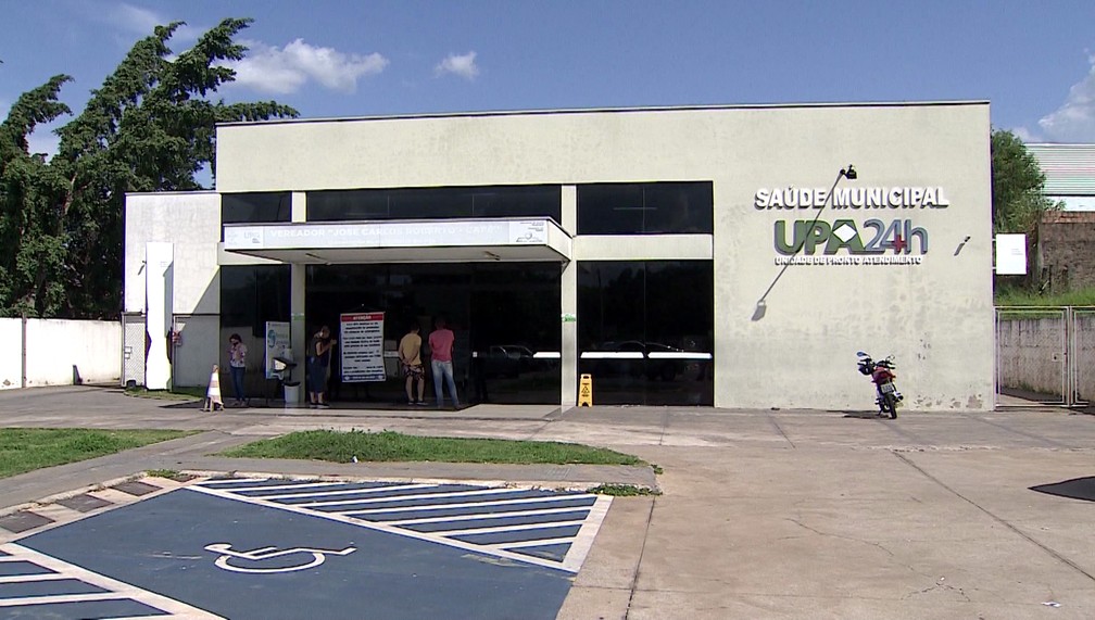 Unidade de Pronto Atendimento do Conjunto Habitacional Ana Jacinta, na zona sul de Presidente Prudente — Foto: Reprodução/TV Fronteira