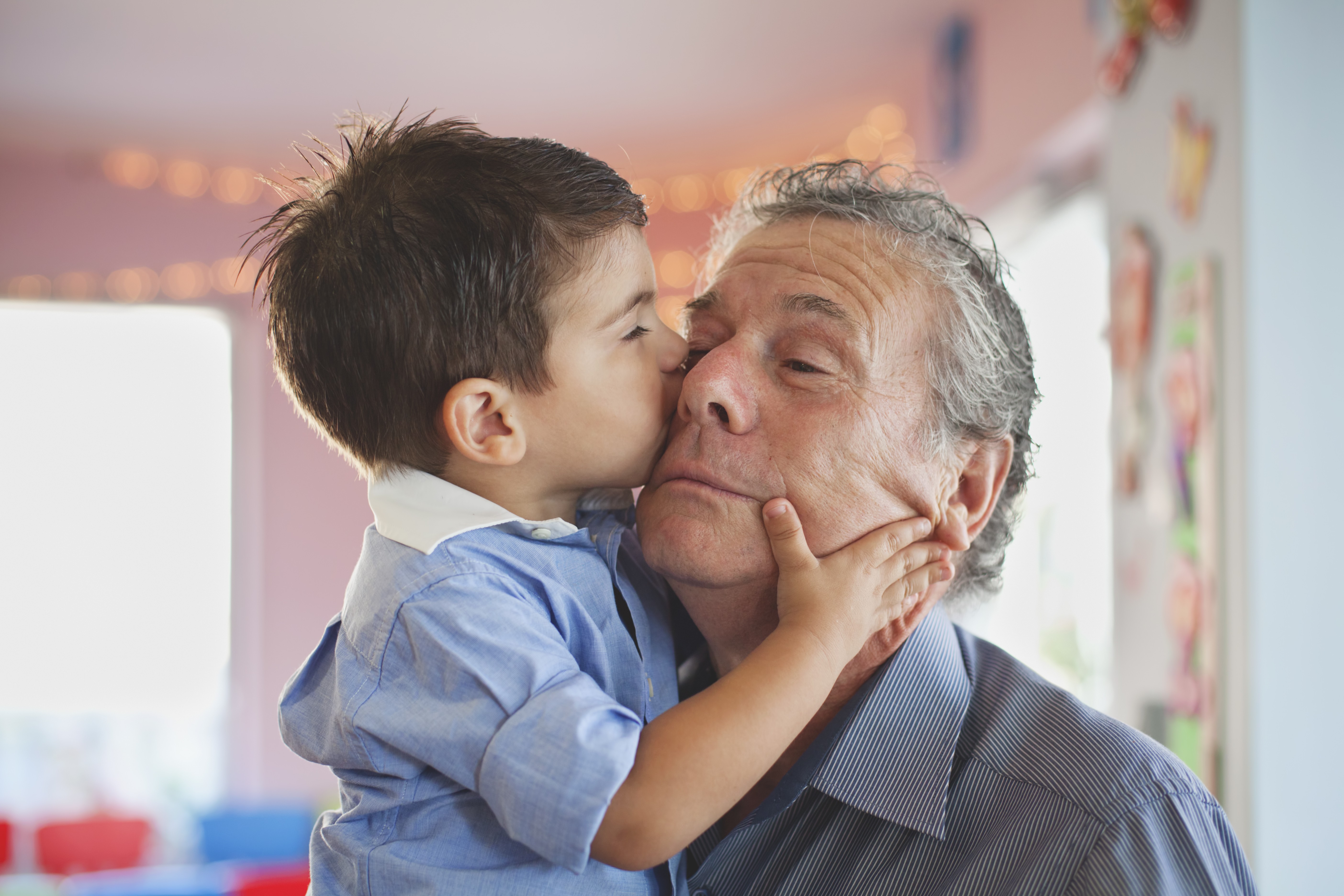 Criança e avô  (Foto: Getty Images)