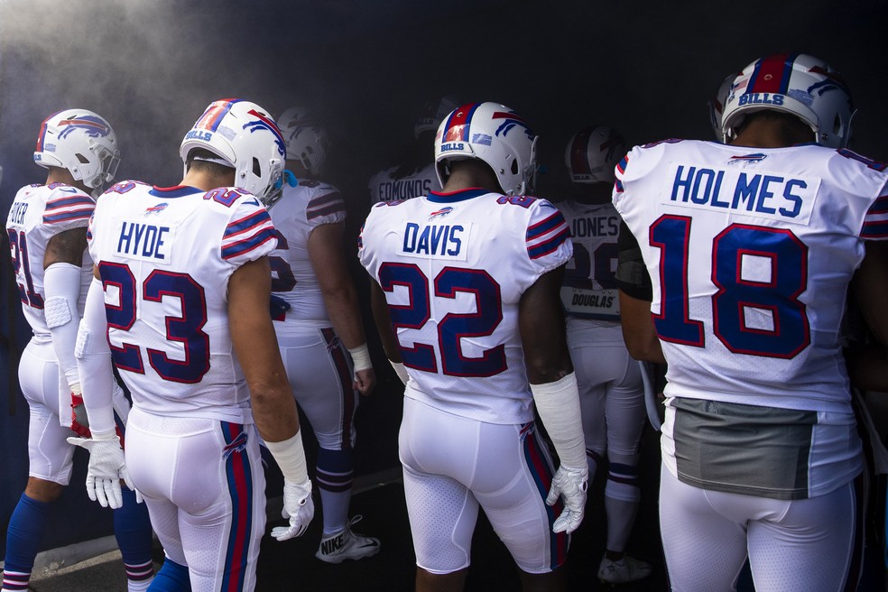 Vontae Davisaposentadoria Buffalo Bills NFL — Foto: Brett Carlsen/Getty Images