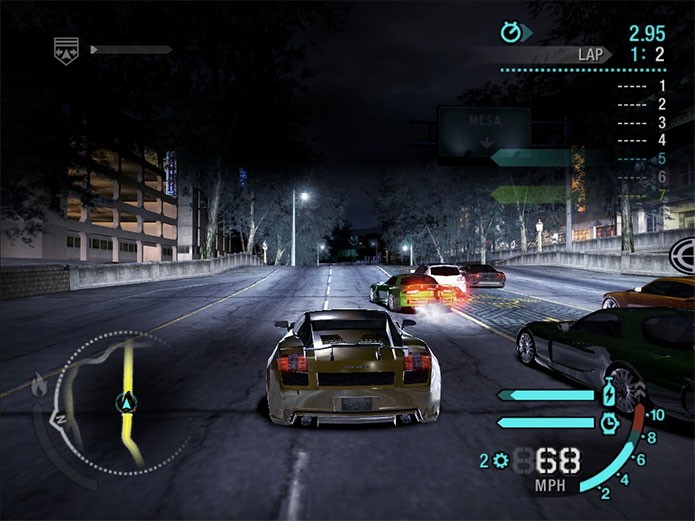 Need for Speed: Carbon tinha ambientes enormes (Foto: Divulgação)