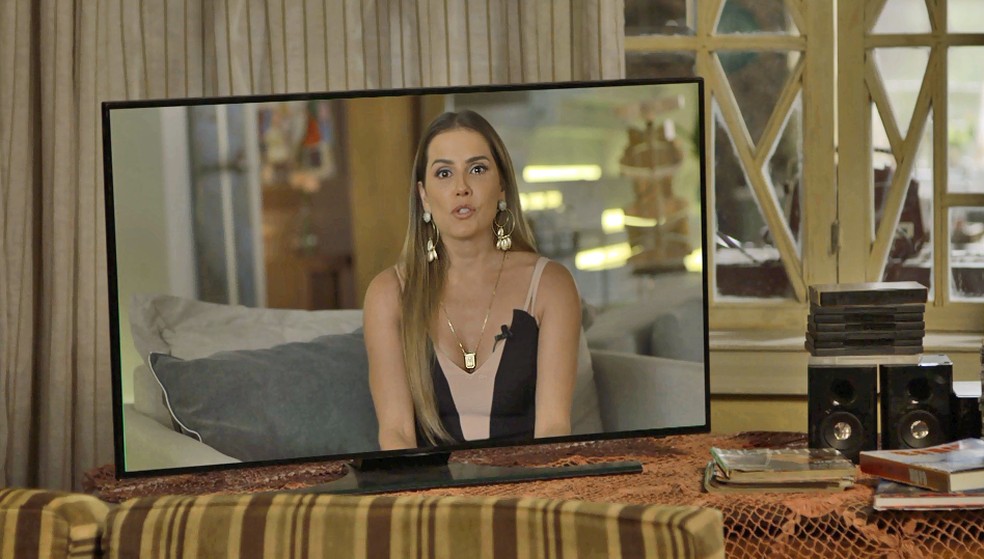 A perua diz que foi obrigada a se calar diante da mentira de Beto (Foto: TV Globo)