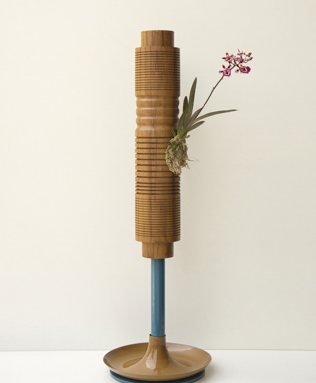 Vaso escolhido para ser enviado por Patrick Fornalli a 1000 Vases foi idealizado para plantas epífitas (Foto: Divulgação)