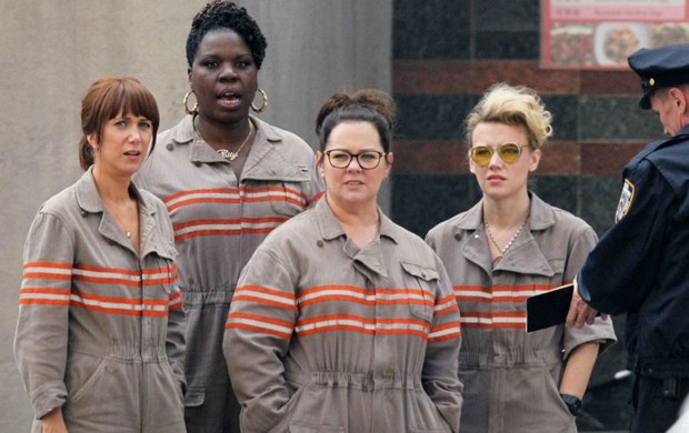 Kristen Wiig, Leslie Jones, Melissa McCarthy e Kate McKinnon: elenco feminino do novo 'Ghostbusters' é fotografado pela primeira vez (Foto: Reprodução/Neogaf)