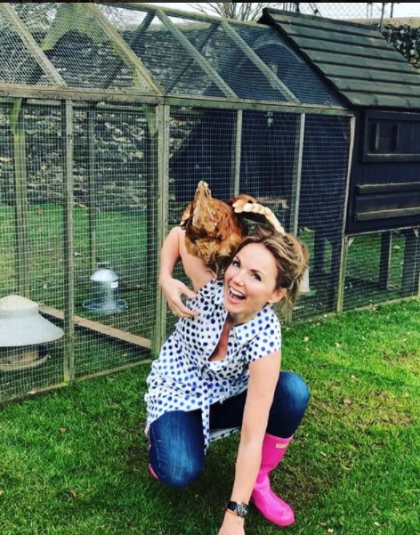 Geri e sua galinha Ginger (Foto: Reprodução/Instagram)
