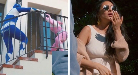 Shay Mitchell faz vídeo hilário ao lado do namorado para revelar o sexo de seu bebê (Foto: Reprodução/ Instagram)