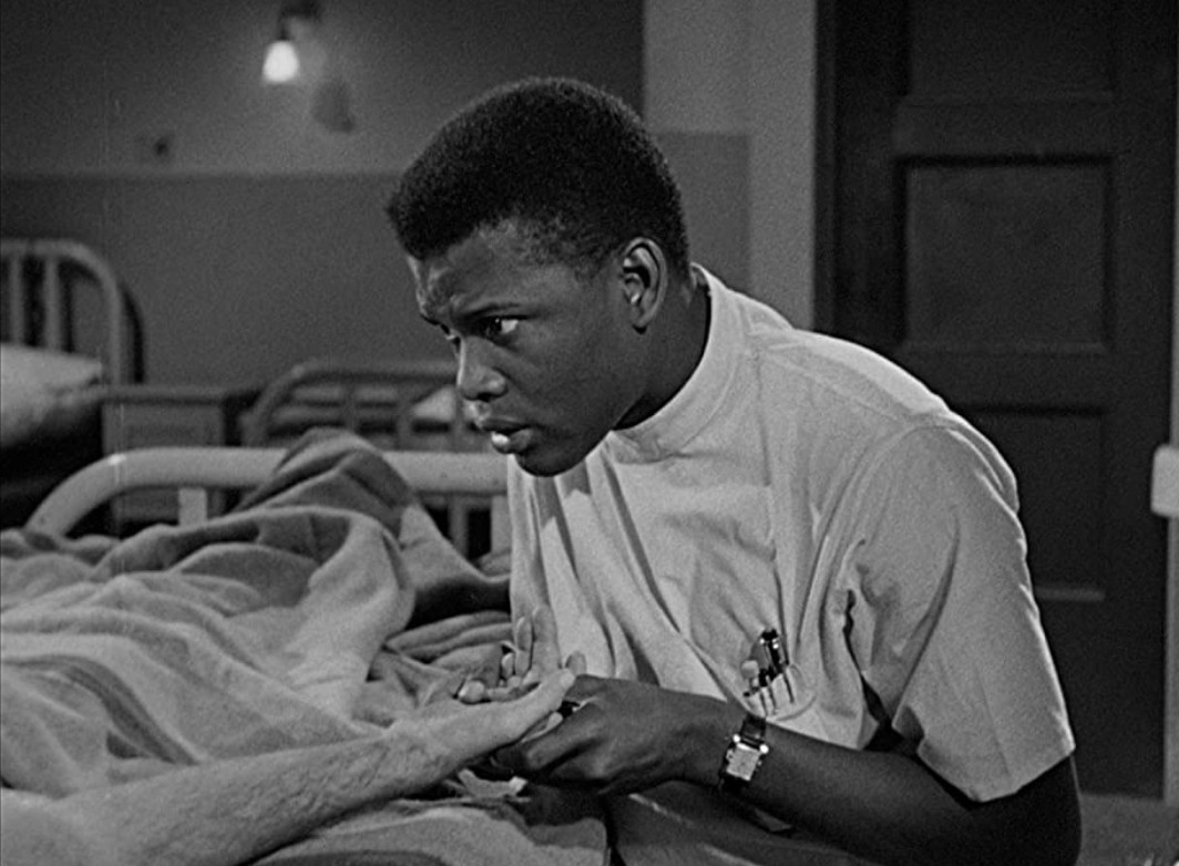 O ator Sidney Poitier em O Ódio é Cego (1950) (Foto: Reprodução)