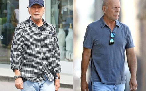 Bruce Willis aparece mais magro em passeio por Los Angeles