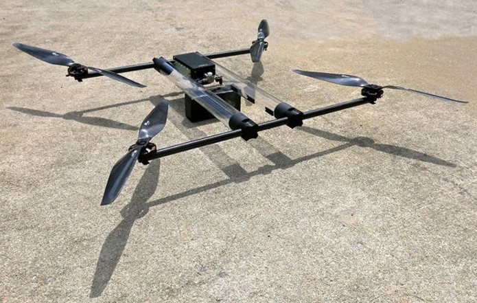 Uso de hidrogênio dá ao drone uma grande autonomia de voo (Foto: Reprodução/Horizon)