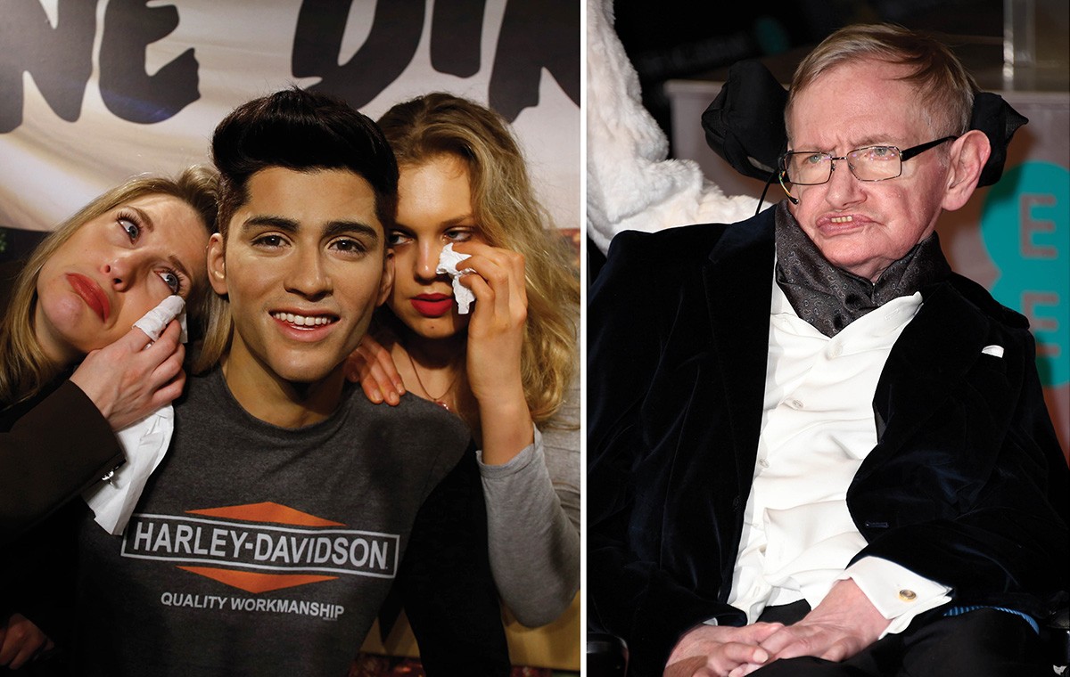 Stephen Hawking conforta fãs tristes com a saída de Zayn Malik do One Direction (Foto: Getty Images)