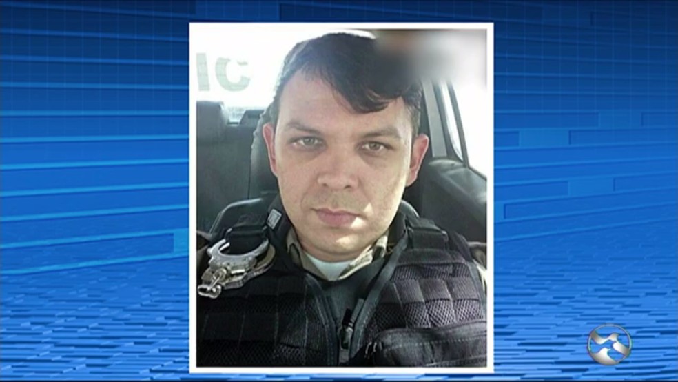 Policial militar foi morto a tiros no dia 12 de setembro de 2018, em Santa Cruz do Capibaribe — Foto: TV Asa Branca/Reprodução