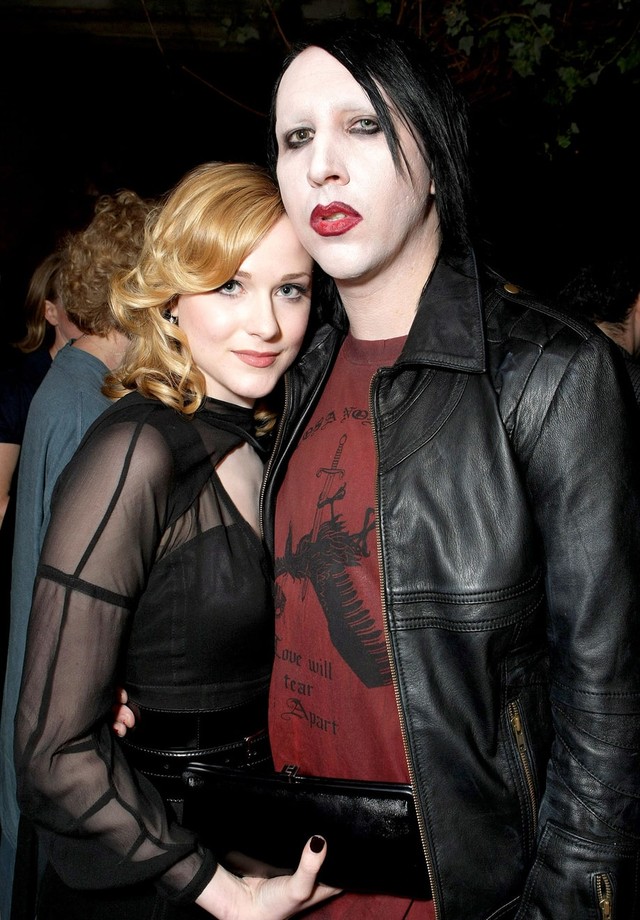 Evan Rachel Wood e Marilyn Manson (Foto: Getty Images)