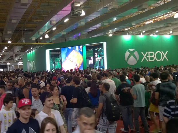 Brasil Game Show estava lotada de visitantes neste final de semana (Foto: Gustavo Petró/G1)