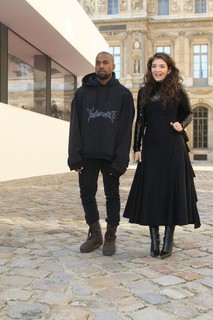 Kanye West e a cantora Lorde           
