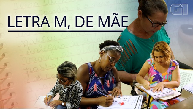 'Letra M, de Mãe': na era digital, mães contam como é criar os filhos sem saber ler