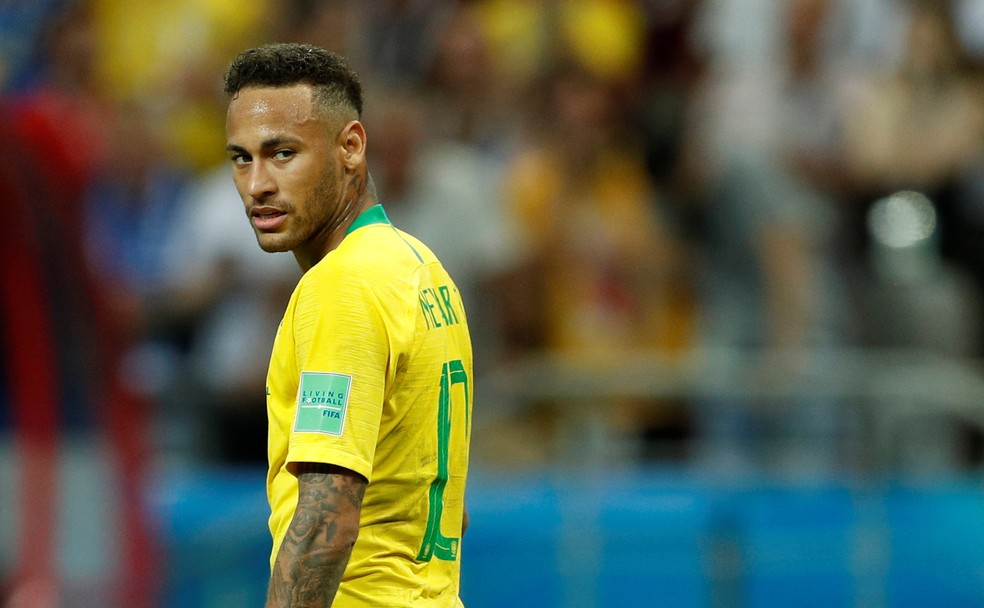 Neymar foi quem mais finalizou no Mundial da Rússia (Foto: John Sibley/Reuters)