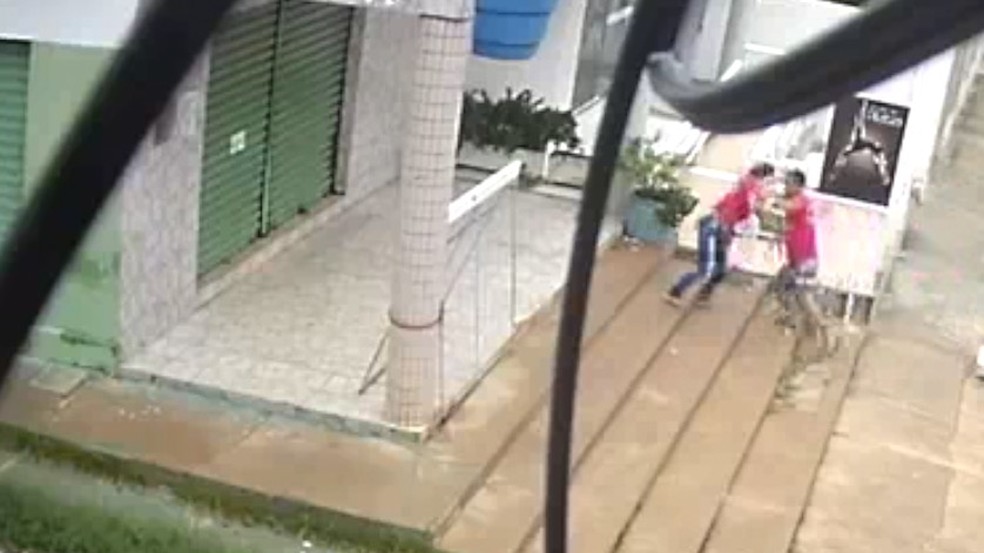 Vídeo mostra ataque e femicídio no Piauí — Foto: Reprodução