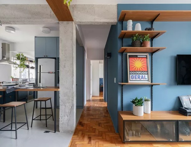 Até 100 m²: 20 apartamentos com decoração colorida (Foto: Maura Mello)
