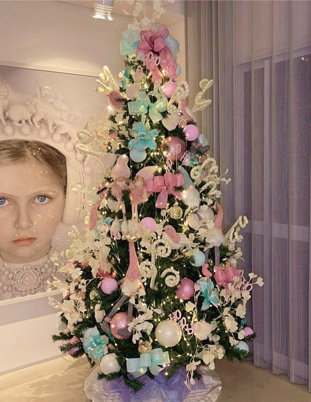 Detalhes da árvore de Natal de Giovanna Antonelli (Foto: Reprodução/Instagram )
