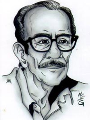 Caricatura de Mário Souto Maior (Foto: Marcel Greidson/ Divulgação)