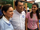 Braga vota em Manaus acompanhado da vice (Diego Toledano/G1 AM)