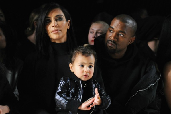 Kim Kardashian, North e Kanye West (Foto: Getty Images)