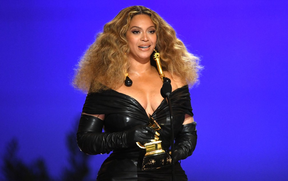 Beyoncé quebra recorde e vira a mulher com mais Grammys da história  — Foto: Kevin Winter / Getty Images via AFP