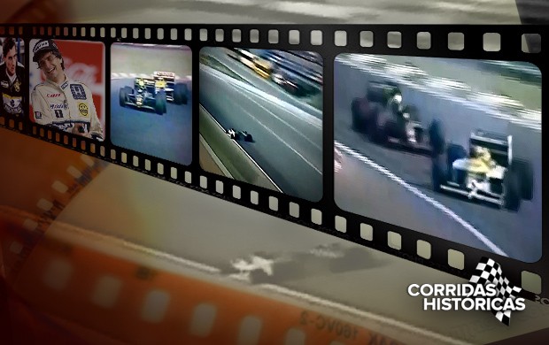 chamada CARROSSEL Corridas Históricas Senna Piquet 2 (Foto: arte esporte)