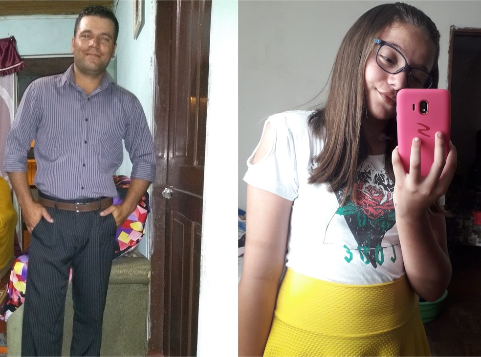 Pai e filha mortos em acidente são enterrados juntos em cemitério de Taguaí — Foto: Arquivo Pessoal