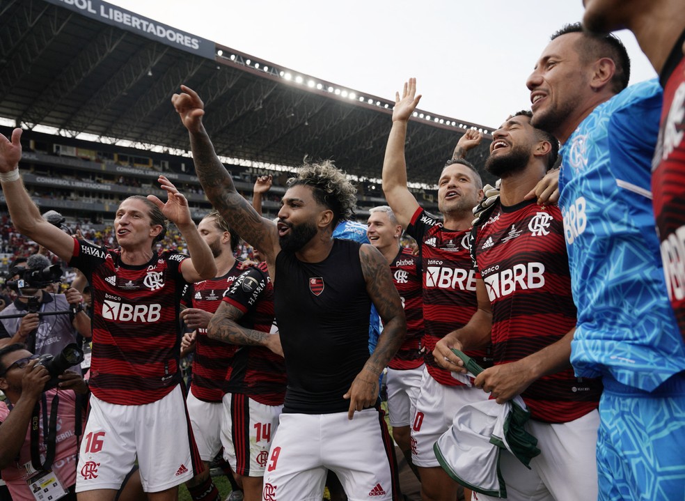 Flamengo vence Libertadores  — Foto: REUTERS/Santiago Arcos