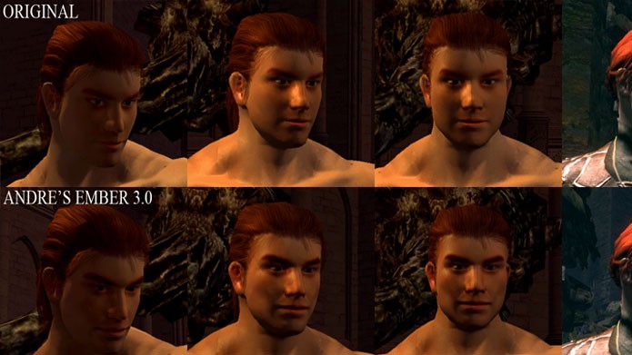 Com este mod você pode substituir as texturas da face dos personagens (Foto: Divulgação/Nexus Mods)