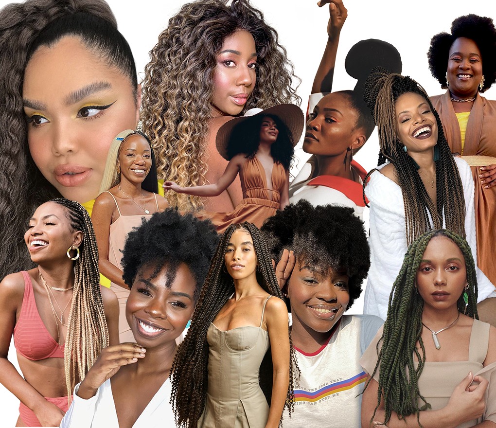 12 influenciadoras negras experts em beleza para se inspirar já (Foto: Reprodução Instagram/Arte Mariana Simonetti)