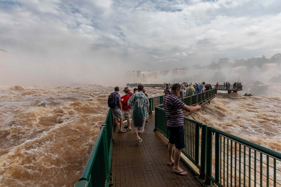 Cataratas do Iguaçu em 15 de outubro de 2022 — Foto: Kiko Sierich/Reuters