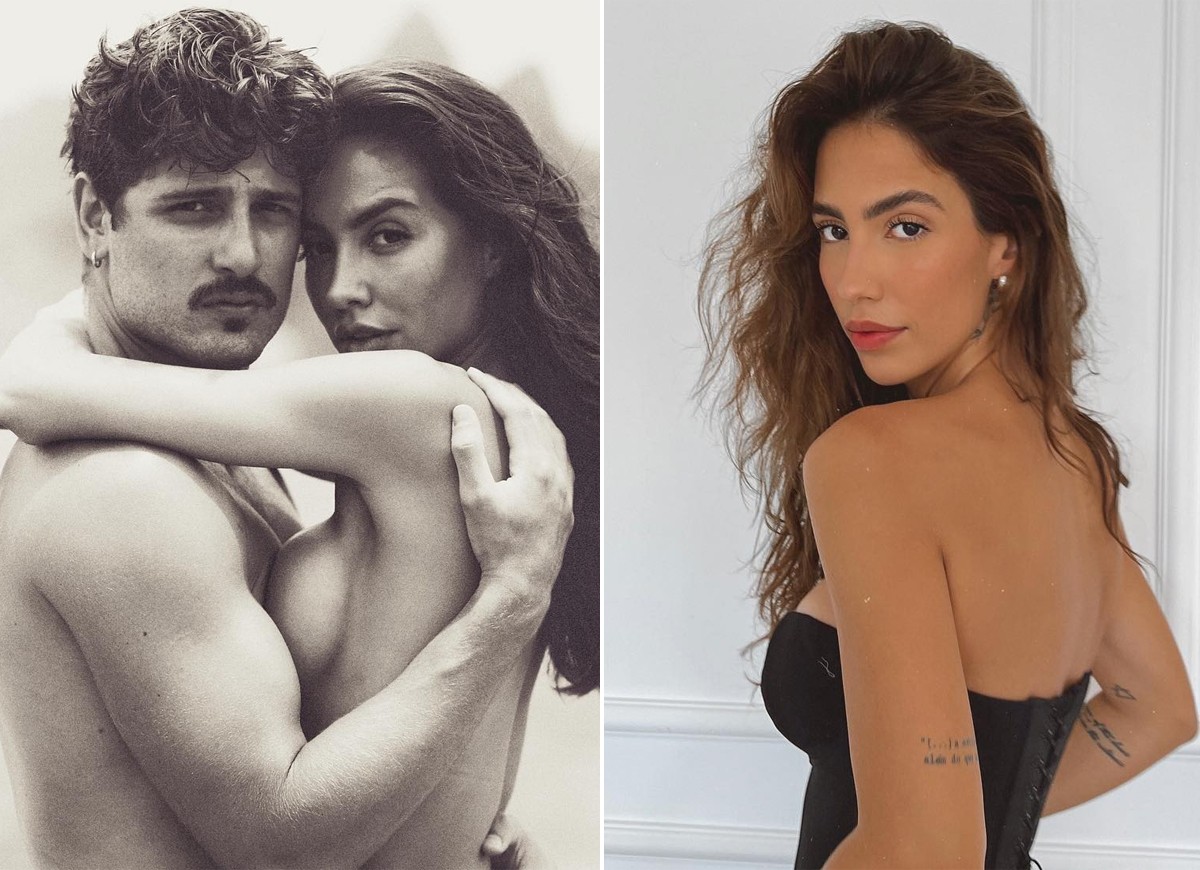 Gabi Brandt (dir) é comparada com Mariana Nunes, namorada de Daniel Rocha (Foto: Fagner Soares e Reprodução/Instagram)