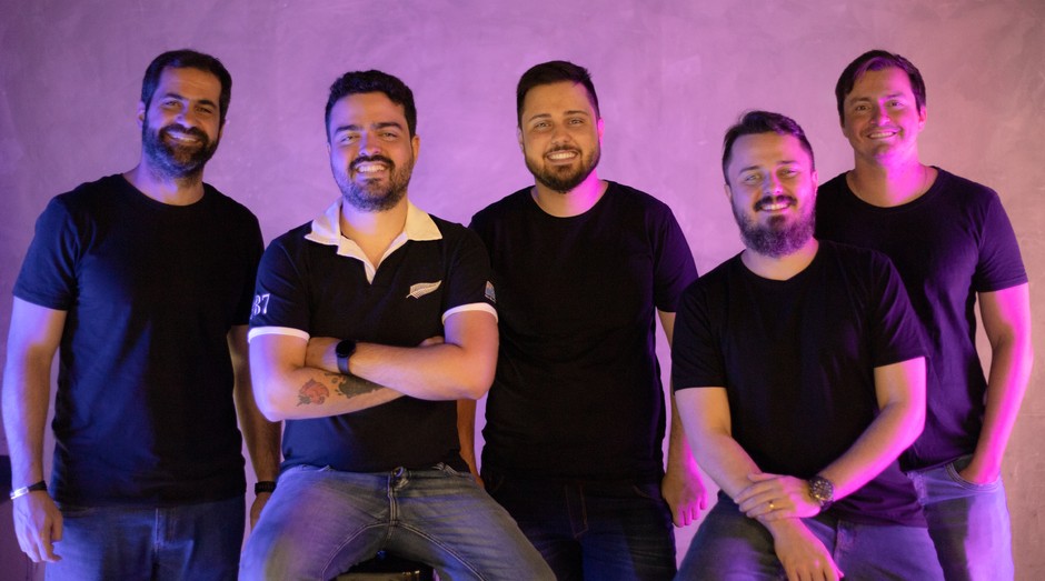 Fundadores do Tipspace: Sávio Barra, Jean Carvalho, João Sobreira, Djary Veiga e Henrique Oliveira (Foto: Divulgação)