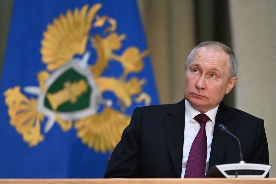 Putin participa de reunião ampliada do conselho da Procuradoria-Geral da Rússia em Moscou