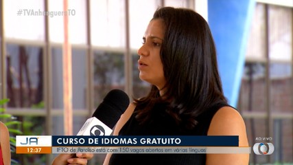 IFTO de Paraíso oferece cursos de idiomas gratuitos; 150 vagas estão disponíveis