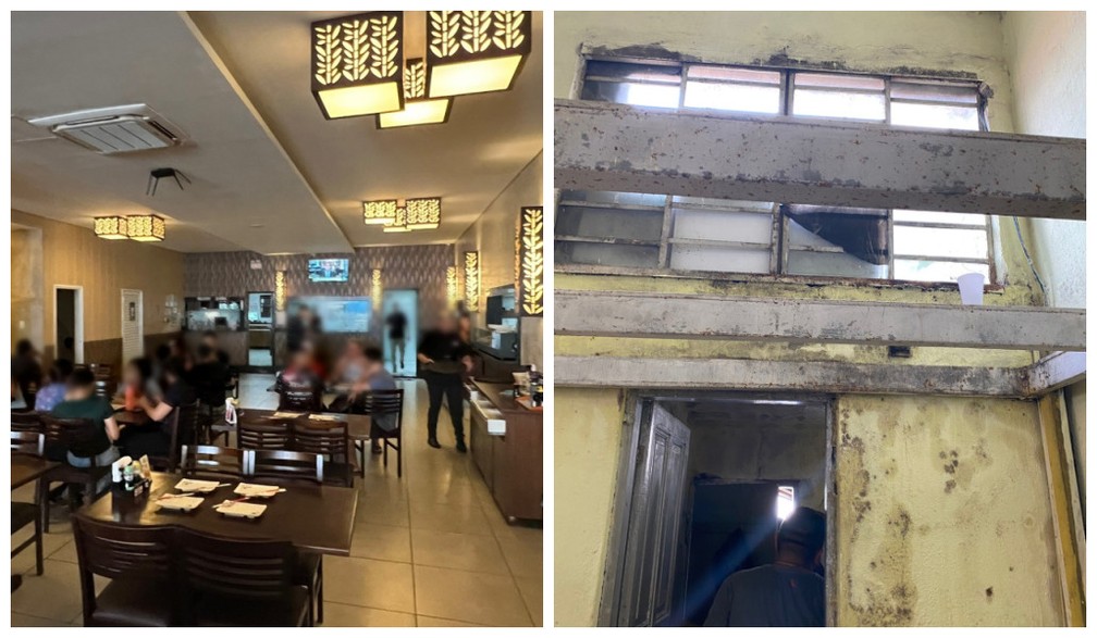 Restaurante japonês estava com funcionários em situação análoga à escravidão — Foto: Divulgação/Polícia Civil 