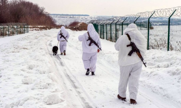 Guardas de fronteira da Ucrânia