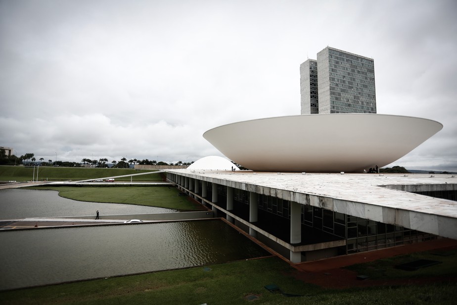 O Congresso Nacional, em Brasília: partidos maiores