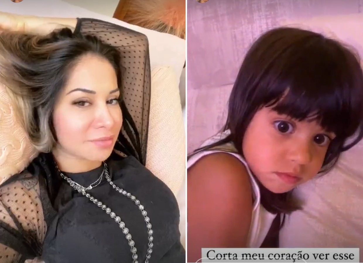 Maíra Cardi resgata vídeo de Sophia pedindo para falar com Arthur Aguiar na época em que o cantor estava confinado no BBB22 (Foto: Reprodução/Instagram)