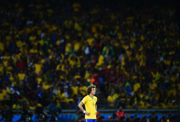 David Luiz não se conforma com vexame do Brasil (Foto: Getty Images)