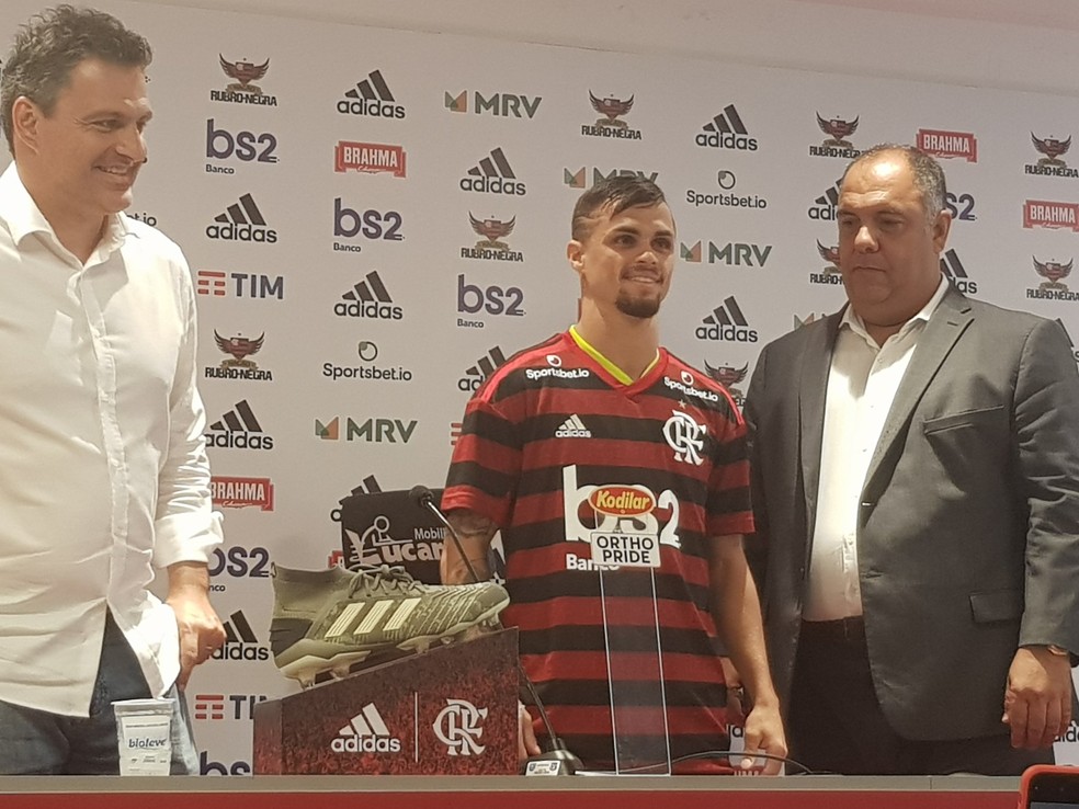 Michael, novo jogador do Flamengo — Foto: Fred Huber