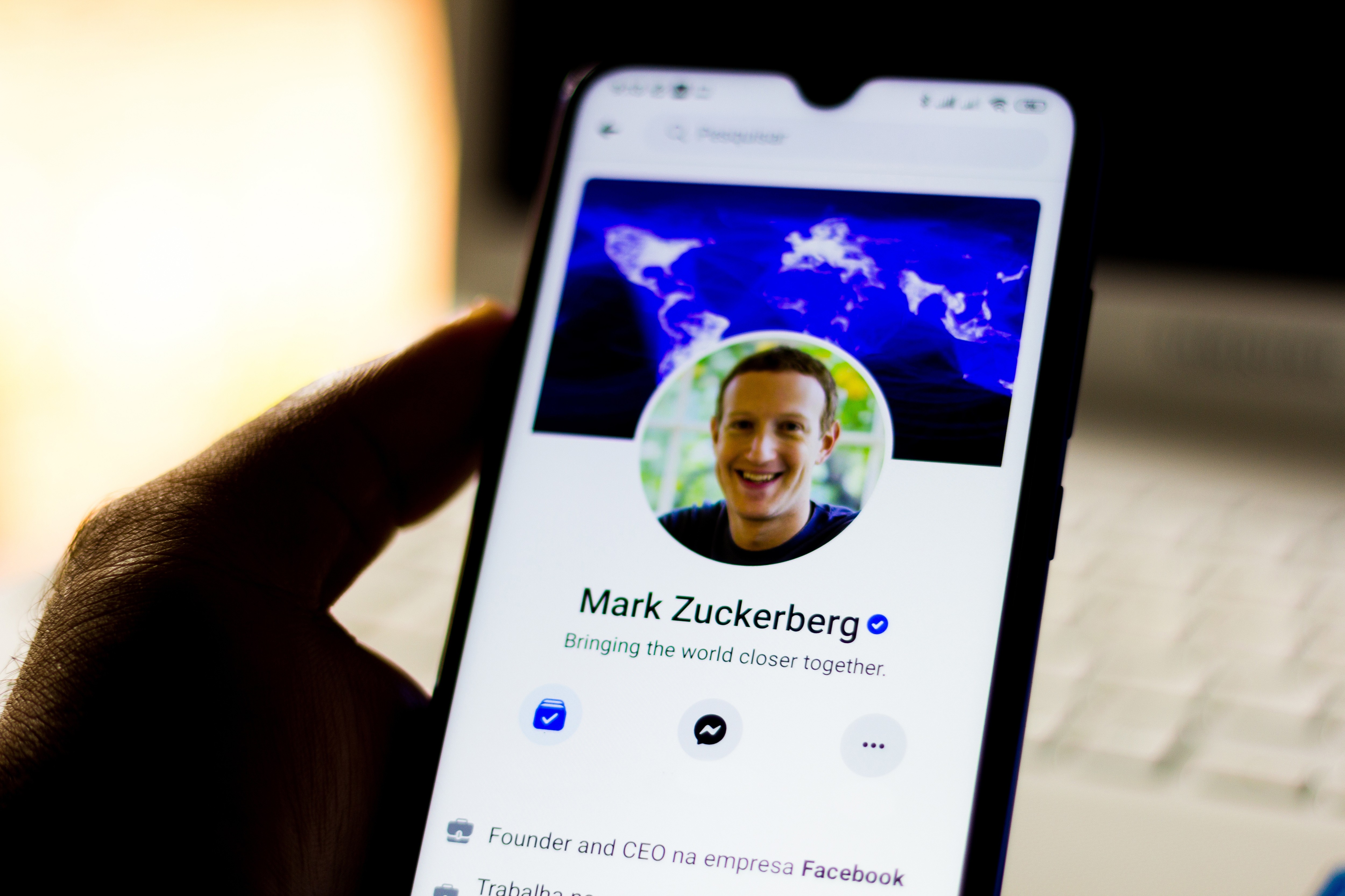 Mark Zuckerberg, CEO do Facebook, foi alvo de vazamento de dados de sua própria plataforma (Foto: Rafael Henrique/SOPA Images/LightRocket via Getty Images)
