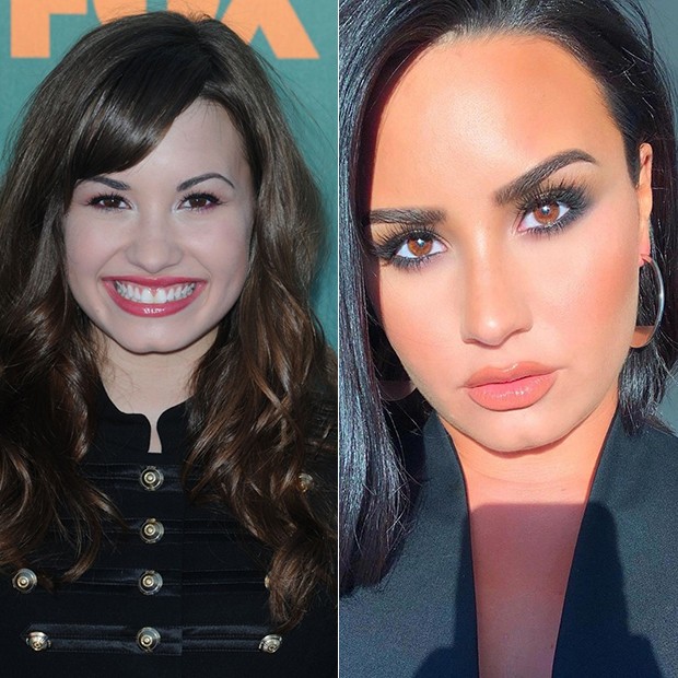 Demi Lovato radicalizou o visual e tem sobrancelhas mais grossas e delineadas (Foto: Reprodução/Instagram)
