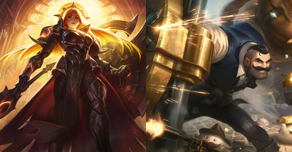 Braum e Leona são os únicos Guardiões do Teamfight Tactics — Foto: Reprodução/Marcelo Villela